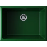 Кухонная мойка Omoikiri Natceramic Okinoshima 61-U/I-RG royal green glossy 4911263 61x46 см, зеленый глянец