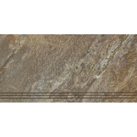 Ступень Кварцит 4 коричневый 30x60