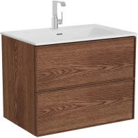 Тумба с раковиной ореховое дерево 79,5 см VitrA Metropole Edge 67155