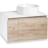 Тумба дуб крафт/белый 60 см Runo Бари 00-00001375