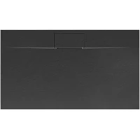 Душевой поддон Rea Bazalt Long REA-K3324 120x80 см, из стеклопластика, прямоугольный, черный