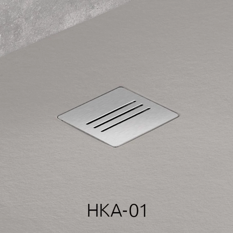 Душевой поддон из литьевого мрамора 100x80 см Radaway Kyntos F Cemento HKF10080-74