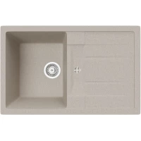 Кухонная мойка TopZero Susanna 780.500-58 Beach 78x50 см, песочный
