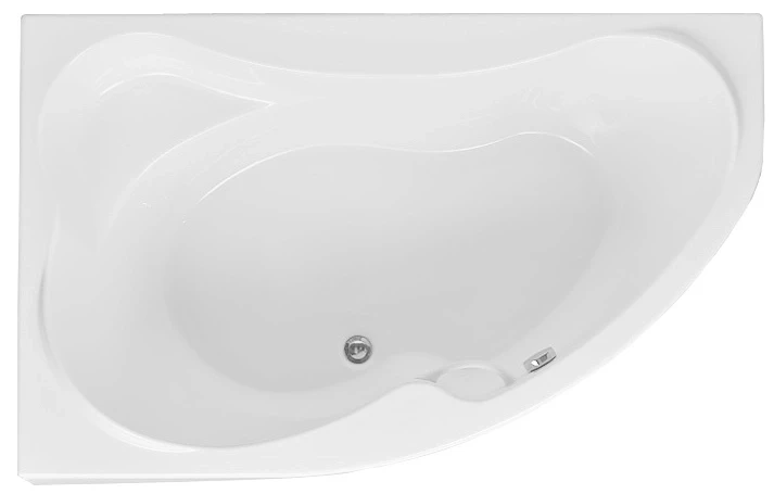 Акриловая ванна 158,8x98,9 см левая Aquanet Capri 00205476