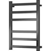 Полотенцесушитель электрический APEXTERMO Terra TR00164GN 600x430, диммер правый, оружейная сталь матовый