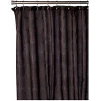 Штора для ванной комнаты Carnation Home Fashions Jacquard Chocolate Circle FSCJAC/13