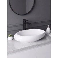 Раковина-чаша GID N9050 59x37 см, накладная, белый