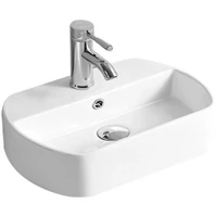 Раковина-чаша CeramaLux 9293 44x29 см, накладная, подвесная, белый