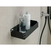 Полка для ванной Stil Haus 1220(23) 25 см, черный матовый