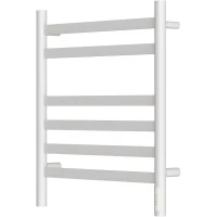 Полотенцесушитель электрический Point Селена П6 PN16856W 600x532, диммер правый, белый матовый