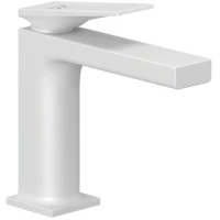 Смеситель для раковины Kludi Decus 542885375 с донным клапаном, белый матовый