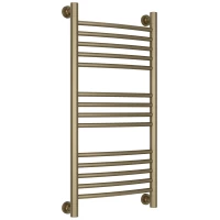 Полотенцесушитель водяной 800x400 перемычка выгнутая золотой шелк Сунержа Богема+ 32-0221-8040