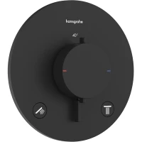 Термостат для ванны Hansgrohe Ecostat Comfort S 33715670 встраиваемый, черный матовый