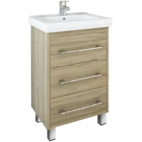 Тумба с раковиной швейцарский вяз 70,5 см Sanflor Ларго C0002109 + 4620008197746