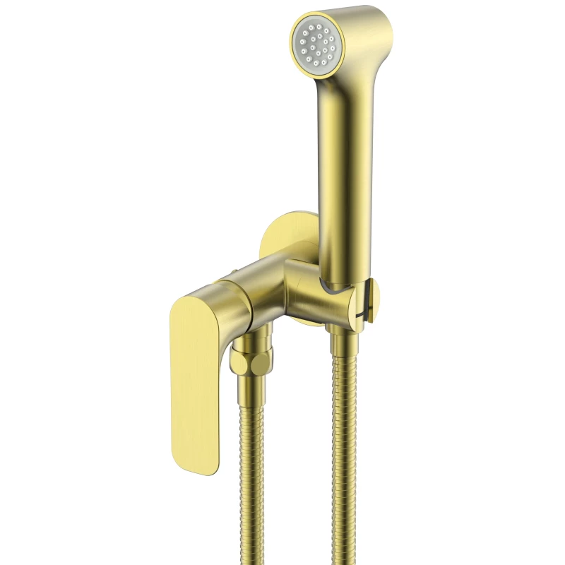 Гигиенический душ Raglo R03.52.03 со смесителем, золотой матовый