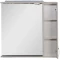 Зеркальный шкаф 90x87 см с подсветкой белый дуб Aquanet Донна 00169178 - 2