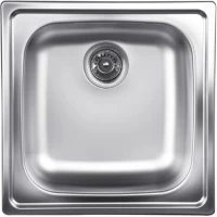 Кухонная мойка полированная сталь Ukinox Гранд GRP500.500 -GT8K -C