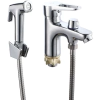 Смеситель для раковины с гигиеническим душем РМС SL141-001F-1