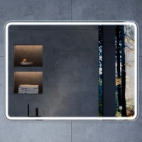 Зеркало Vincea VLM-3VC9008 90x80 см, с LED-подсветкой, сенсорным выключателем, диммером