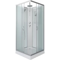 Душевая кабина 90x90x240 см Niagara NG-1101-14BKT матовое