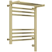 Полотенцесушитель электрический 500x400 шампань МЭМ правый Сунержа Богема с полкой 3.0 020-5807-5040