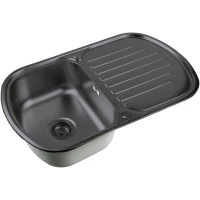 Кухонная мойка Zorg SZR 7749  GRAFIT 77x49 см, графит