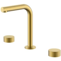 Смеситель для раковины Boheme Stick Spirale 152-MG.4 золотой матовый