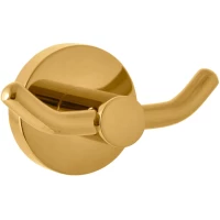 Крючок Rav Slezak Colorado COA0102ZK двойной, для ванны, золотой матовый