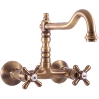 Смеситель для раковины без донного клапана Rav Slezak Morava Retro MK102.5/28SM