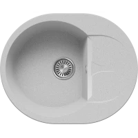 Кухонная мойка Polygran Atol-620 светло-серый 854833