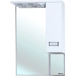 Изображение товара зеркальный шкаф 68x101 см белый глянец r bellezza сиена 4613911001019