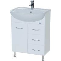 Тумба белый глянец 60 см Bellezza Уют 4635009140011