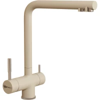 Смеситель для кухни Uperwood UPD-005-04 с подключением к фильтру, сатин/лен