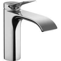 Смеситель для раковины Hansgrohe Vivenis 75023000 CoolStart, с донным клапаном, хром