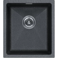 Кухонная мойка Paulmark Lumi LU41-DG 41x46 см, графит