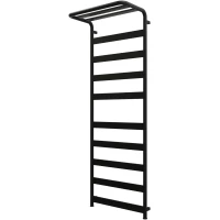 Полотенцесушитель электрический Grota Caldo 4650186713254 1500x527, ТЭН левый/правый, черный матовый