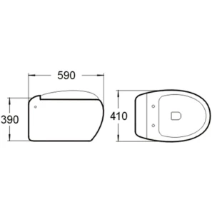 Изображение товара подвесной унитаз с сиденьем микролифт santiline sl-5001