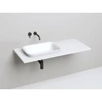 Раковина Salini S-Sense Marea 02 1802102G 59,8x39,8 см, встраиваемая сверху, белый глянец