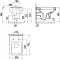 Комплект подвесной унитаз Creavit Sphinx SP320-11CB00E-0000 + KC1803.01.0000E + система инсталляции Grohe 38721001 - 7
