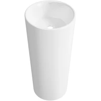 Раковина Wellsee Callipy Art 338902000 40x40 см, напольная, белый