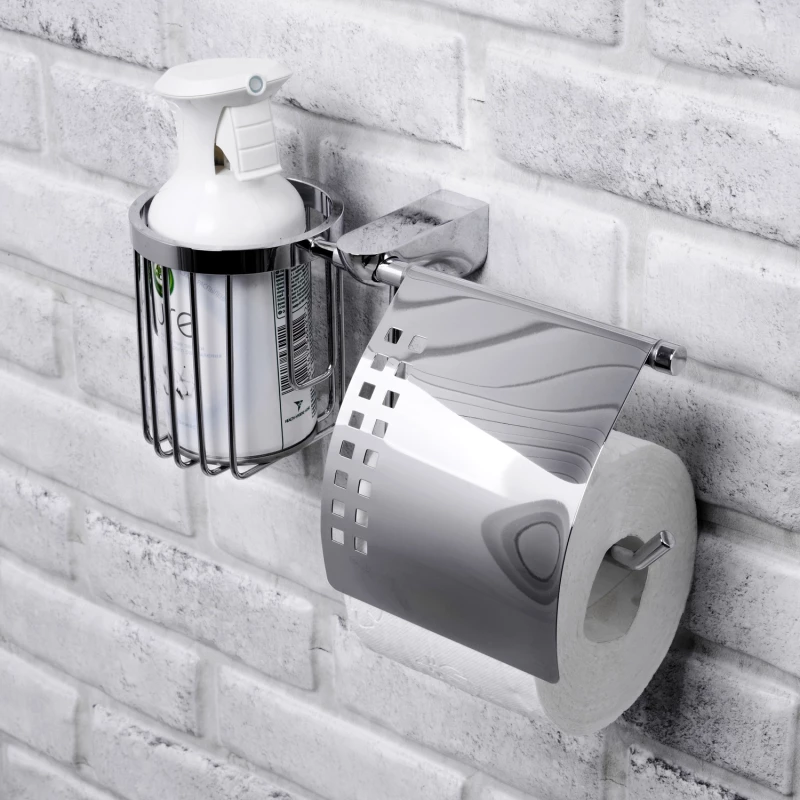 Держатель туалетной бумаги и освежителя воздуха WasserKRAFT Kammel K-8359