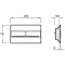 Комплект подвесной унитаз Art&Max Elegant AM9316CHR/SC + система инсталляции Jacob Delafon E5504-NF + E4316-CP - 6