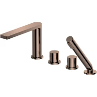 Смеситель на борт ванны Feramolli Dante ORS8826F CoolStart, медь матовая