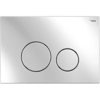 Кнопка смыва Рехау Nova Orb Steel 19102611001 для инсталляции, хром