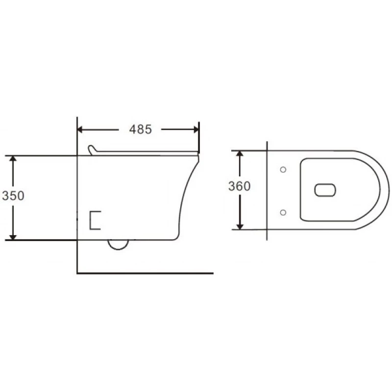 Комплект подвесной унитаз Orange C01-100W + система инсталляции AlcaPlast AM101/11203:1RUSSETM70