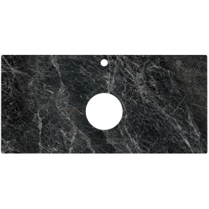 Изображение товара столешница 100 см темно-серый глянец для накладных раковин kerama marazzi plaza classic риальто pl1.vt93\100t