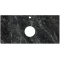 Столешница 100 см темно-серый глянец для накладных раковин Kerama Marazzi Plaza Classic Риальто PL1.VT93\100T - 2