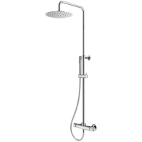 Душевая система Plumberia Selection IXO XO6302CR 250 мм, с термостатом, хром