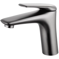 Смеситель для раковины Wonzon & Woghand Elbe WW-A41222-BGG темный графит матовый