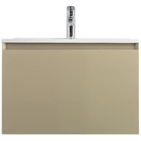 Тумба под раковину Art&Max Latina AM-Latina-600-1C-SO-BGM 60,5 см, подвесная, серо-бежевый матовый